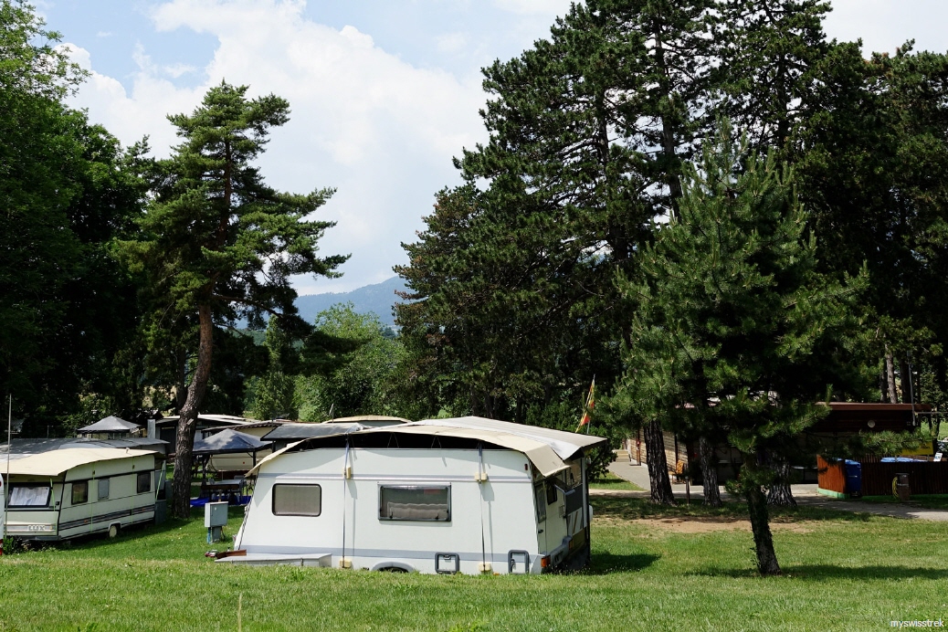 Camping Orbe - Zeltplatz bei Vallorbe